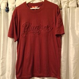Plugged In Collection Detroit Street Wear Red  T-Shirt XL 🩵🩵🩵🩵